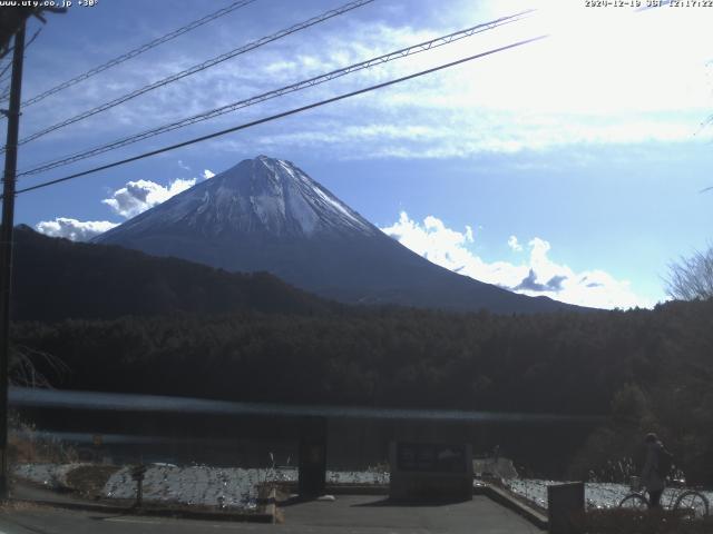 西湖からの富士山