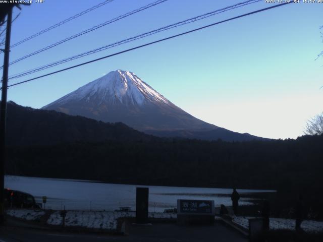 西湖からの富士山