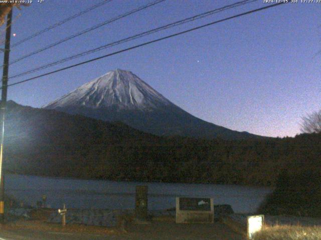 西湖からの富士山