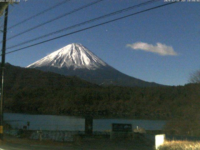 西湖からの富士山