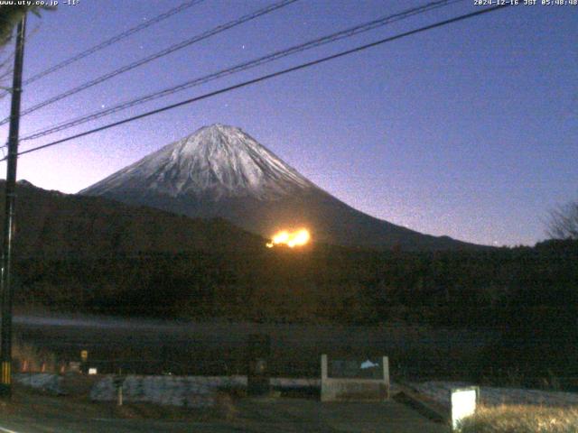 西湖からの富士山