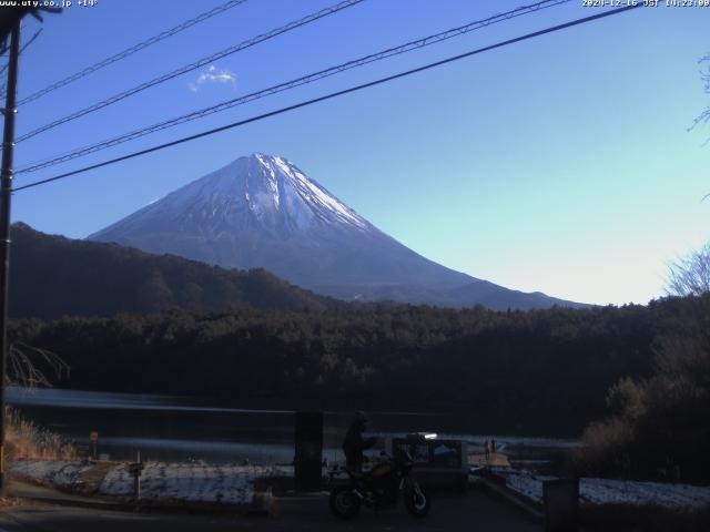 西湖からの富士山