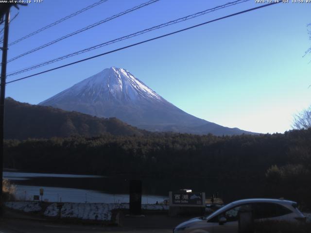 西湖からの富士山