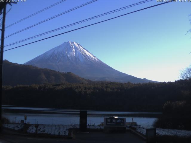 西湖からの富士山