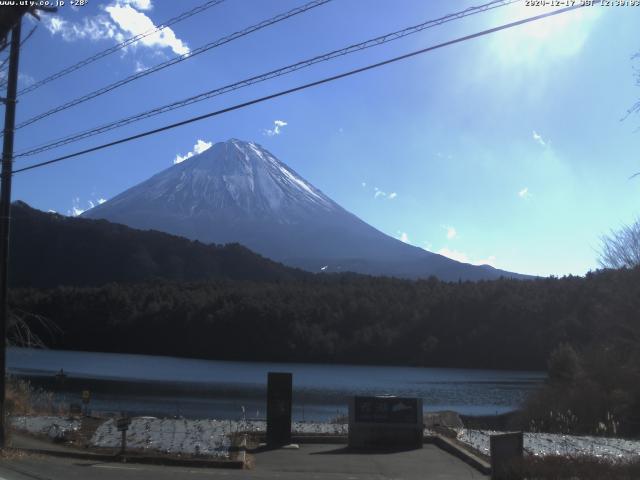 西湖からの富士山