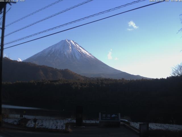 西湖からの富士山