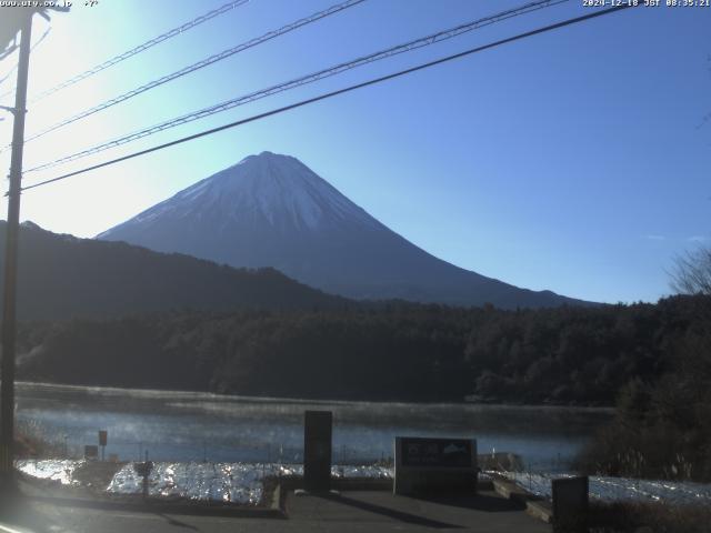 西湖からの富士山