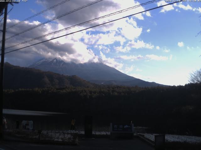 西湖からの富士山