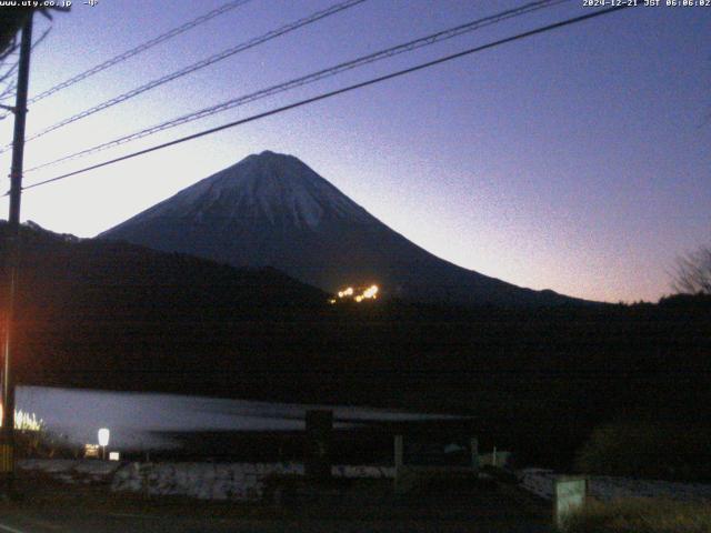 西湖からの富士山