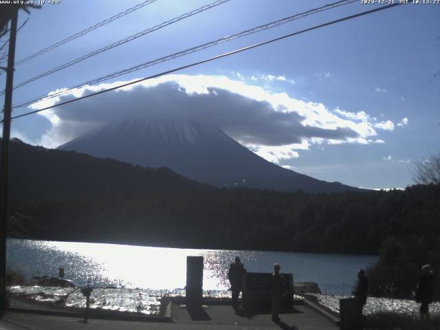 西湖からの富士山