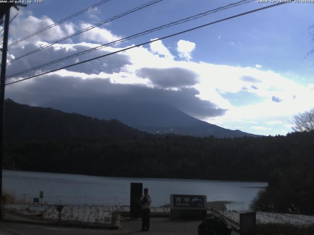 西湖からの富士山