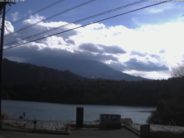 西湖からの富士山