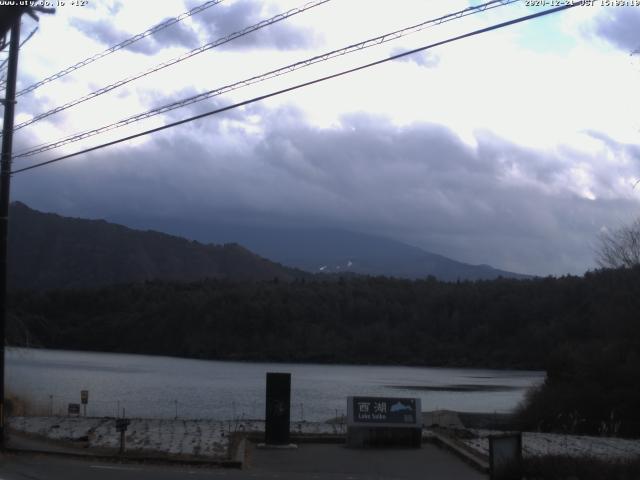 西湖からの富士山