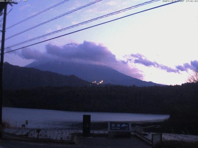 西湖からの富士山