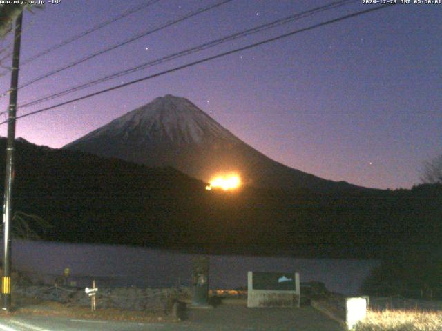 西湖からの富士山