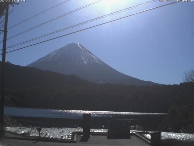 西湖からの富士山