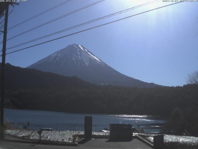 西湖からの富士山