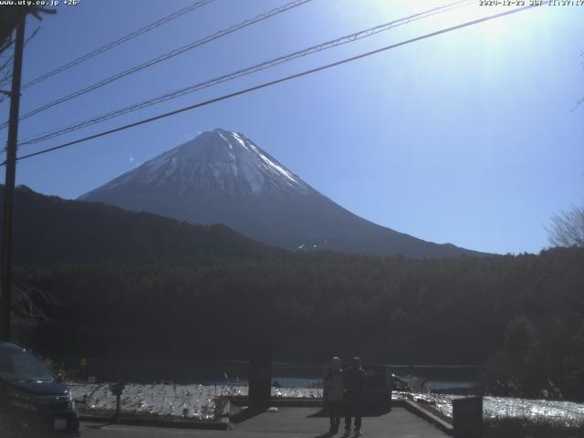 西湖からの富士山