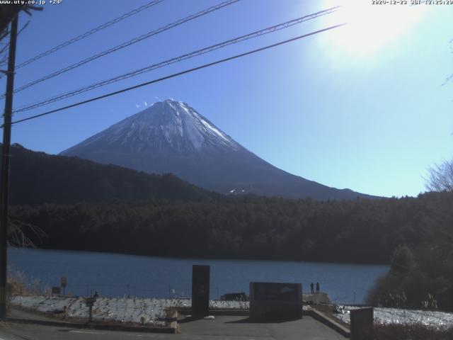 西湖からの富士山