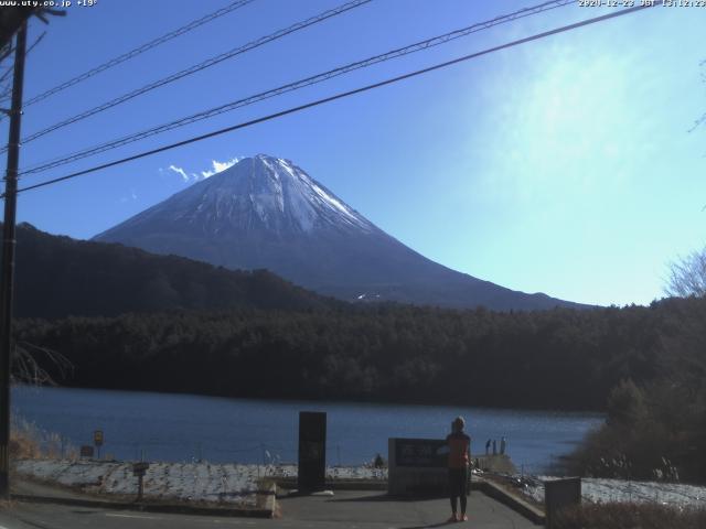 西湖からの富士山