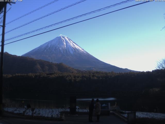 西湖からの富士山