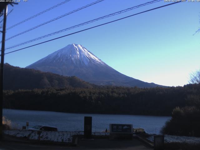 西湖からの富士山