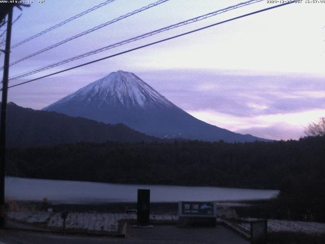 西湖からの富士山