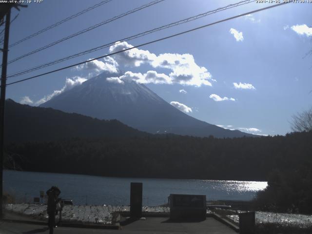 西湖からの富士山