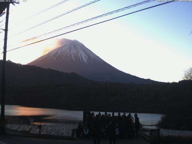 西湖からの富士山