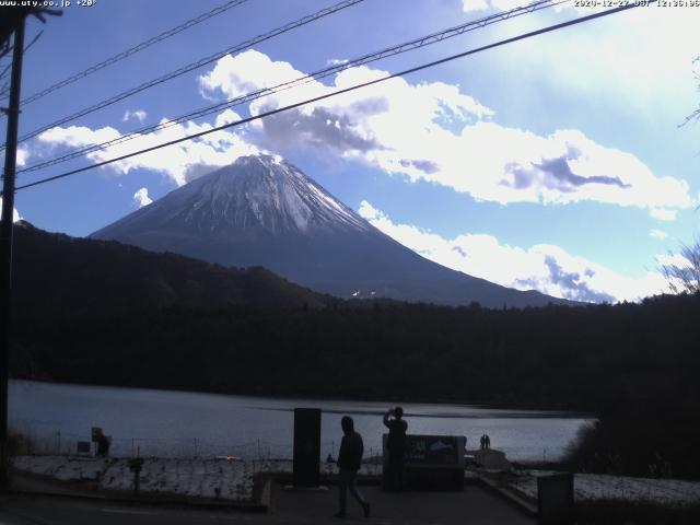 西湖からの富士山