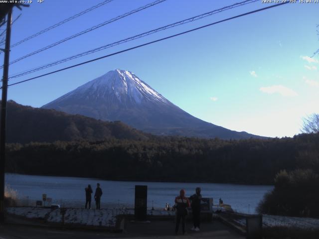 西湖からの富士山