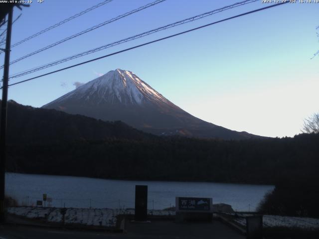 西湖からの富士山