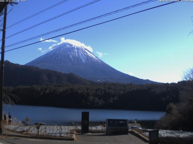 西湖からの富士山