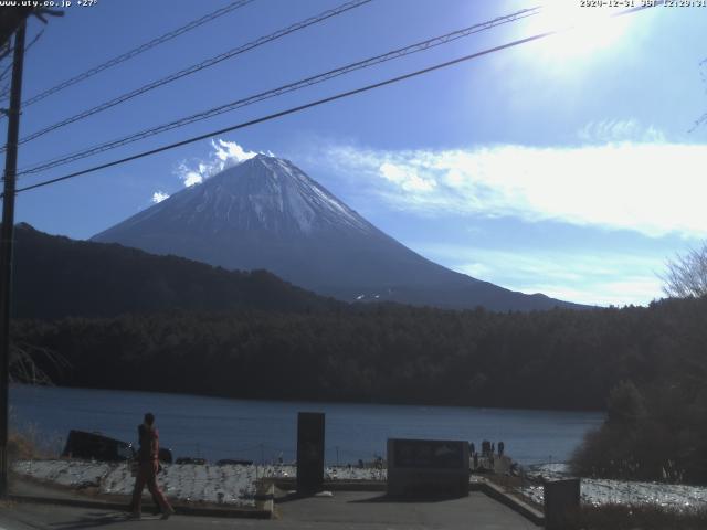 西湖からの富士山