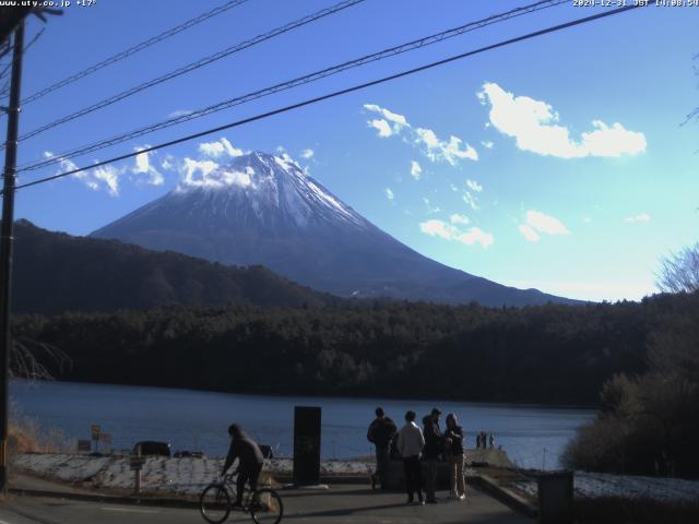 西湖からの富士山