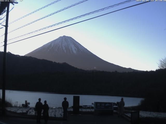 西湖からの富士山