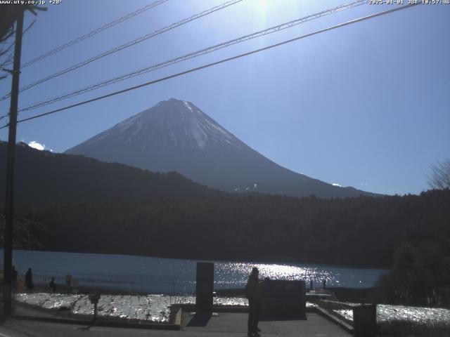 西湖からの富士山