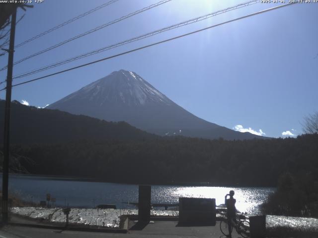 西湖からの富士山