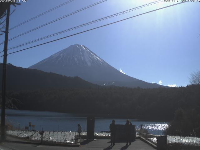 西湖からの富士山