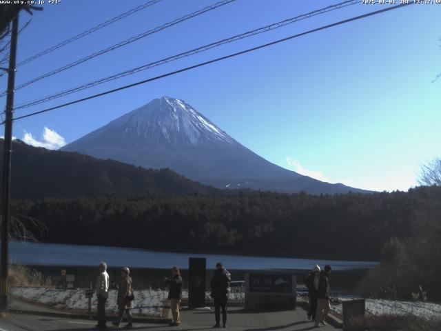 西湖からの富士山