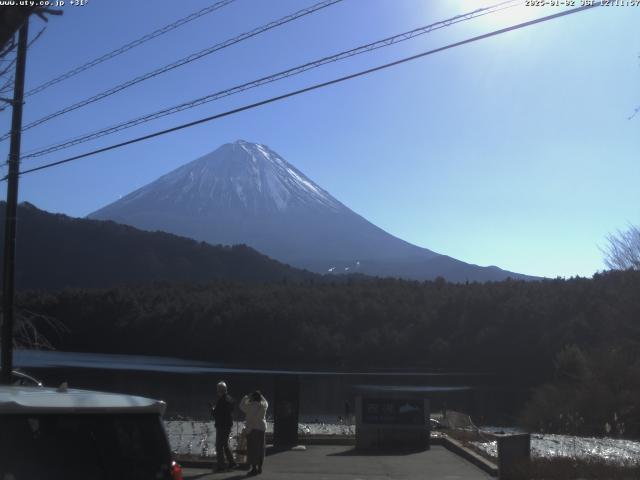 西湖からの富士山