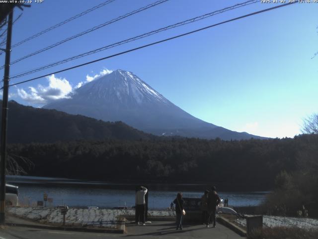 西湖からの富士山