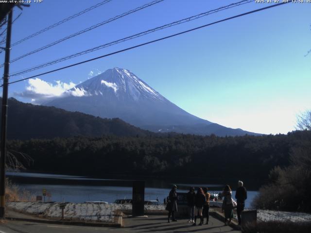 西湖からの富士山