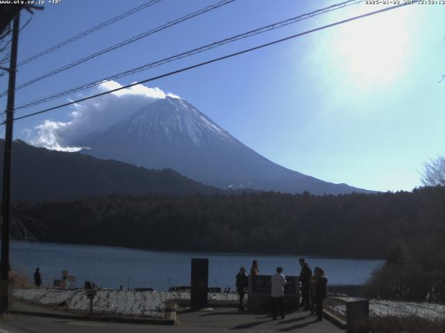 西湖からの富士山