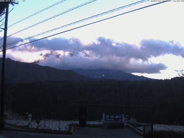 西湖からの富士山