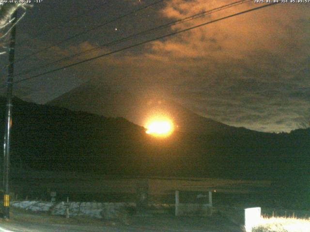 西湖からの富士山