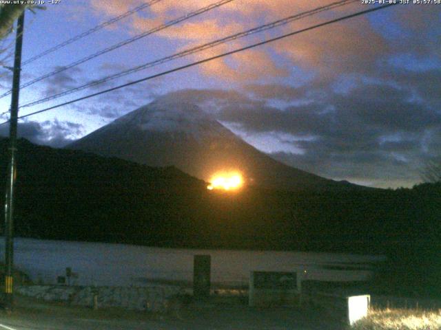 西湖からの富士山