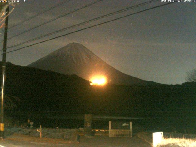 西湖からの富士山