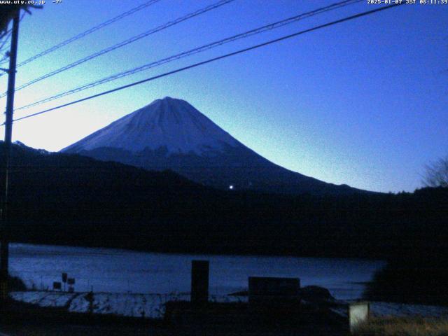 西湖からの富士山