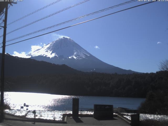 西湖からの富士山